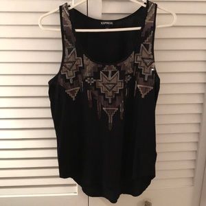 Women’s Express Black Tank Top